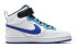 Фото #3 товара Кеды Nike Court Borough Mid 2 GS Бело-голубые