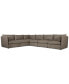 Фото #1 товара CLOSEOUT! Preston Leather 6-Pc. Sectional, Created for Macy's