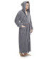 Men's Soft Fleece Robe, Ankle Length Hooded Turkish Bathrobe