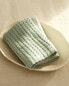 Pack of waffle-knit cotton hand towels (pack of 3)