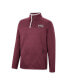 Men's Maroon Mississippi State Bulldogs Rebound Quarter-Snap Jacket