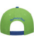 Фото #4 товара Men's Green Seattle Sounders FC Team Script 2.0 Stretch Snapback Hat