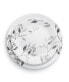 Сервировка стола CORELLE набор посуды Misty Leaves 12 предметов Black and Grey, 12 Piece Set - фото #13