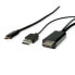 Фото #3 товара ROLINE 11045956, 2 m, USB Type-C, HDMI + USB, Male, Male, Straight