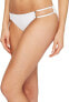 Trina Turk 188676 Womens Solids Hipster Bikini Bottom Swimwear White Size 6