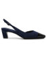 ფოტო #1 პროდუქტის Women's Sama Navy Slingback Heels