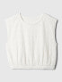 Kids Smocked Cropped Muscle Tank Top