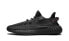 adidas originals Yeezy Boost 350 V2 黑天使 "Black" 鞋带反光版 运动休闲鞋 男女同款 黑色