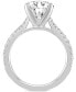 ფოტო #4 პროდუქტის Certified Lab Grown Diamond Split Shank Engagement Ring (3-3/8 ct. t.w.) in 14k Gold