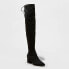 Фото #1 товара Women's Greta Tall Dress Boots - A New Day Black 7