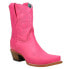 Corral Boots Embroidery Snip Toe Cowboy Booties Womens Pink Casual Boots Z5137