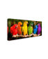 Фото #2 товара Mike Jones Photo 'Rainbow Parrots' Canvas Art - 10" x 19" x 2"