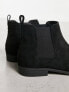 Фото #3 товара ASOS DESIGN chelsea boots in black faux suede