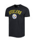 Фото #3 товара Men's Black Pittsburgh Steelers All Arch Franklin T-shirt
