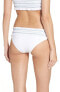 Фото #2 товара Tory Burch Women's 181649 Costa Smocked Hipster Bikini Bottoms Swimwear Size S