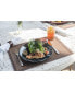 Melamine Palace Onyx Flat Rectangle Tray