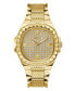 Фото #1 товара Часы Guess Analog Gold-Tone Stainless Steel 42mm