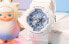 Фото #3 товара Часы и аксессуары CASIO BABY-G серия мороженое макарон водонепроницаемые ночные беговые часы кварцевого механизма с смолистым ремешком синий циферблат BA-130-7A2PRL