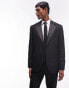 Фото #1 товара Topman slim tux suit jacket in black