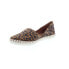 Фото #4 товара Miz Mooz Cherie Womens Brown Leather Slip On Loafer Flats Shoes 6