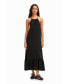 ფოტო #3 პროდუქტის Women's Beaded strappy midi dress