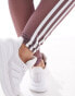 adidas Performance Hyperglam full length leggings in purple