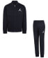 ფოტო #1 პროდუქტის Little Boys Diamond Tricot Jacket and Pants, 2 Piece Set