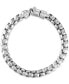 ფოტო #2 პროდუქტის Men's Box Chain (8mm) 8 1/2" Bracelet in Sterling Silver