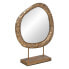 Фото #1 товара Зеркало на подставке Позолоченный Стеклянный 49 x 13 x 62,5 cm
