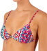 Фото #3 товара Roxy Multi Color Bikini Top Halter String Womens Printed Swimwear Size S