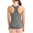 Athletic Works Tank Top Women's Medium Heather Gray Back Mesh V-Neck Racerback