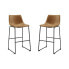 30" Faux Leather Barstool 2 Pack