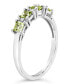 ფოტო #3 პროდუქტის Gemstone and Diamond Accent Ring in Sterling Silver