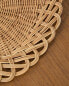 Фото #7 товара Woven rattan placemat