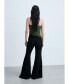 ფოტო #3 პროდუქტის Women's Maxi Flare Pants