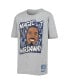 Big Boys Penny Hardaway Heathered Gray Orlando Magic Hardwood Classics King of the Court Player T-shirt