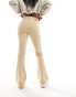 Фото #6 товара Pieces Peggy flared jeans in beige
