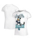ფოტო #1 პროდუქტის Big Girls White Seattle Kraken Mickey Mouse Go Team Go T-shirt
