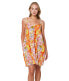 Фото #1 товара Sanctuary Womens Printed Double-Strap Cotton Beach Dress Multi Size LG