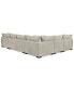 Фото #8 товара Rhyder 5-Pc. Fabric Sectional Sofa with Apartment Sofa, Created for Macy's