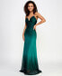 Фото #3 товара Juniors' Strappy Glitter Slim-Fit Gown