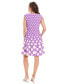 Фото #3 товара Petite Polka-Dot Fit & Flare Dress