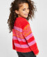 Фото #2 товара Holiday Lane Little Girls Fair Isle Crewneck Sweater, Created for Macy's