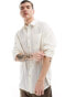 Фото #1 товара ASOS DESIGN 90s oversized jacquard shirt in white