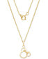 ფოტო #2 პროდუქტის Children's Minnie Mouse Silhouette 15" Pendant Necklace in 14k Gold