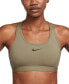 ფოტო #1 პროდუქტის Women's Swoosh Padded Medium-Impact Sports Bra