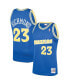 Фото #1 товара Men's Mitch Richmond Royal Golden State Warriors 1990-91 Hardwood Classics Swingman Player Jersey