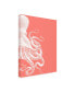 Фото #2 товара Fab Funky Octopus Coral and Cream B Canvas Art - 15.5" x 21"