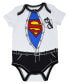 Фото #2 товара Костюм для малышей DC Comics Лига справедливости Супермен Baby Boys Боди и брюки для прогулок