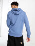 Timberland Stack logo hoodie in light blue